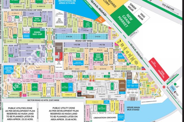 8 Marla Plot for Sale in Sector 33, Hisar